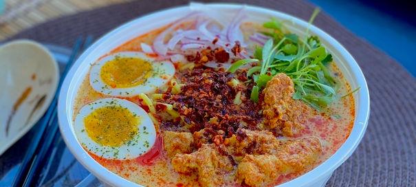 Love Khao Swe's Burmese Coconut Chicken Noodle Soup